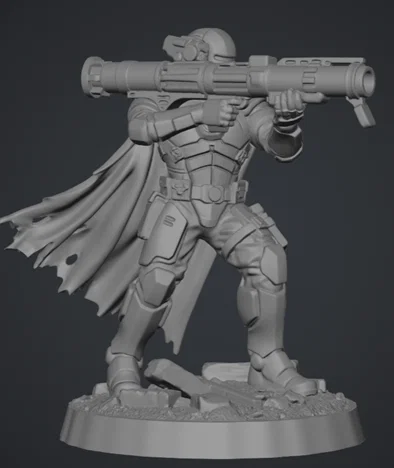 Oath Sword Bastion Knight - Hiệp sĩ Bastion với súng phóng tên lửa - Image 1