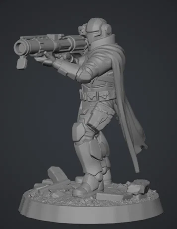 Oath Sword Bastion Knight - Hiệp sĩ Bastion với súng phóng tên lửa - Image 3