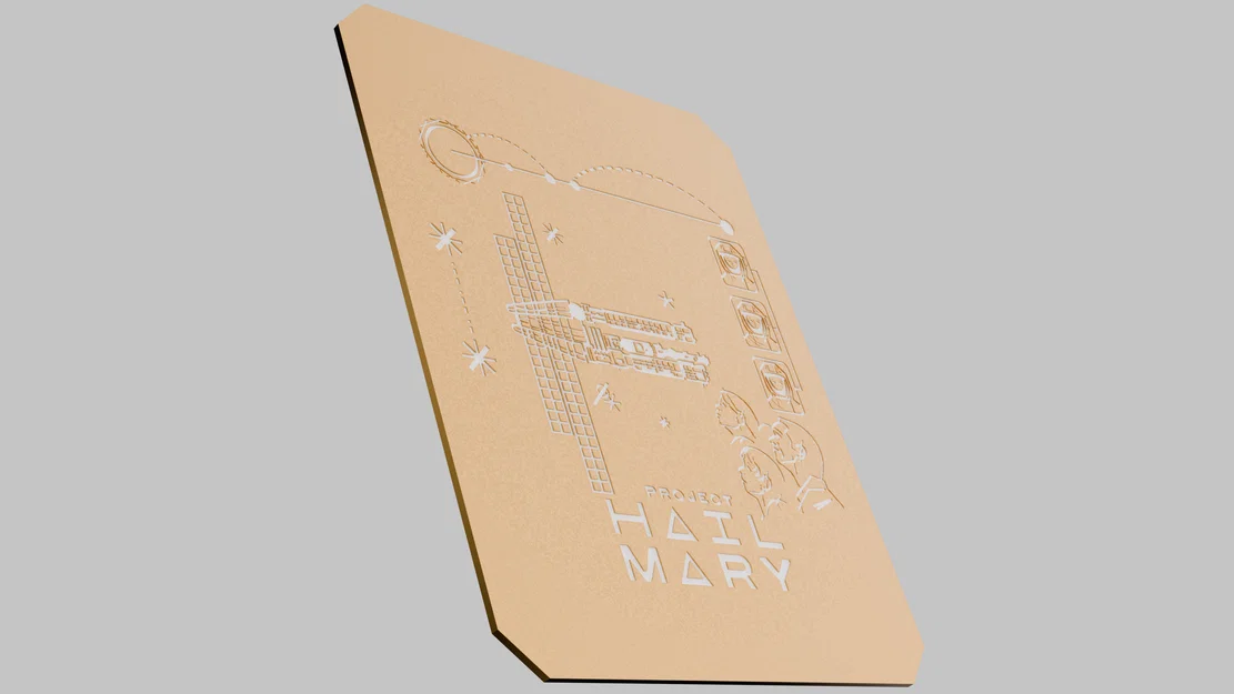 Đĩa Vàng Project Hail Mary (Golden Plates) - Image 1