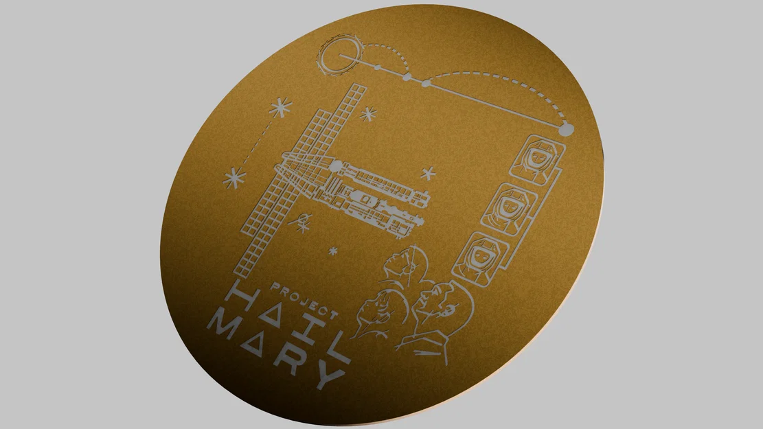 Đĩa Vàng Project Hail Mary (Golden Plates) - Image 2