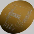 Đĩa Vàng Project Hail Mary (Golden Plates) - Thumbnail 2