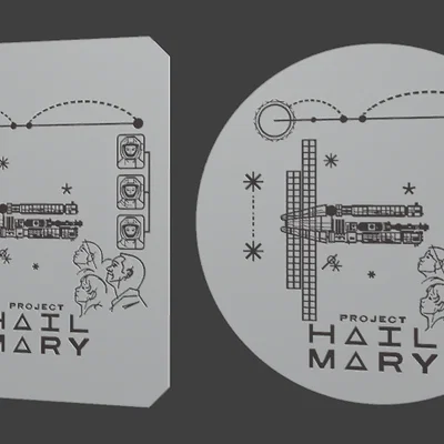 Đĩa Vàng Project Hail Mary (Golden Plates)