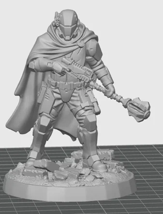 Mô hình Oath Sword Bastion Knight với Pistol và Maul 1 - Image 1