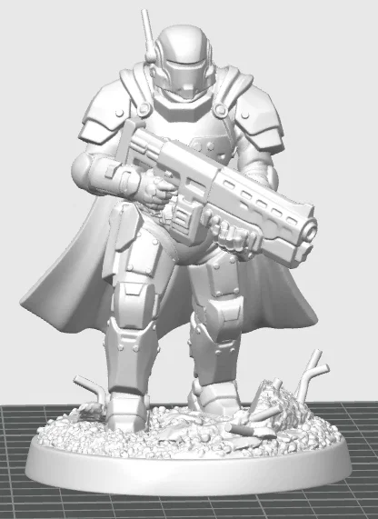 Oath Sword Bastion Knight với Súng Trường Hạng Nặng - Image 1