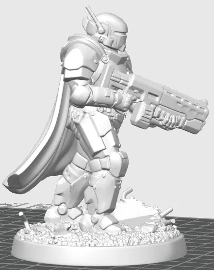Oath Sword Bastion Knight với Súng Trường Hạng Nặng - Image 2