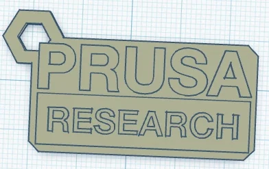 Móc khóa in 3D hình logo Prusa Research cho cộng đồng Makers - Image 1