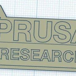 Móc khóa in 3D hình logo Prusa Research cho cộng đồng Makers