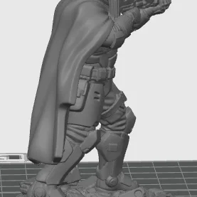 Mô hình Oath Sword Bastion Knight cầm súng pulse rifle