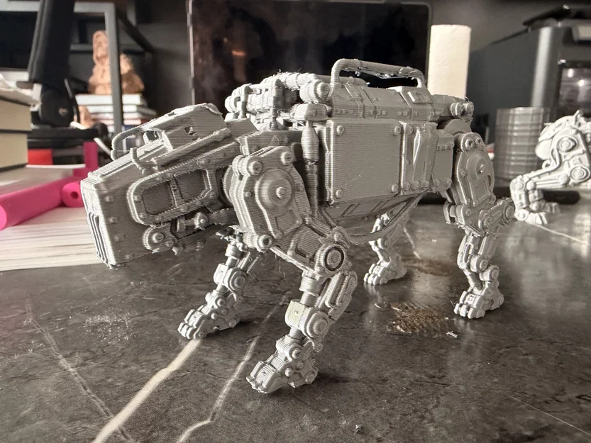 Mô hình 3D Panzerhund từ Wolfenstein - Chi tiết và sống động - Image 1