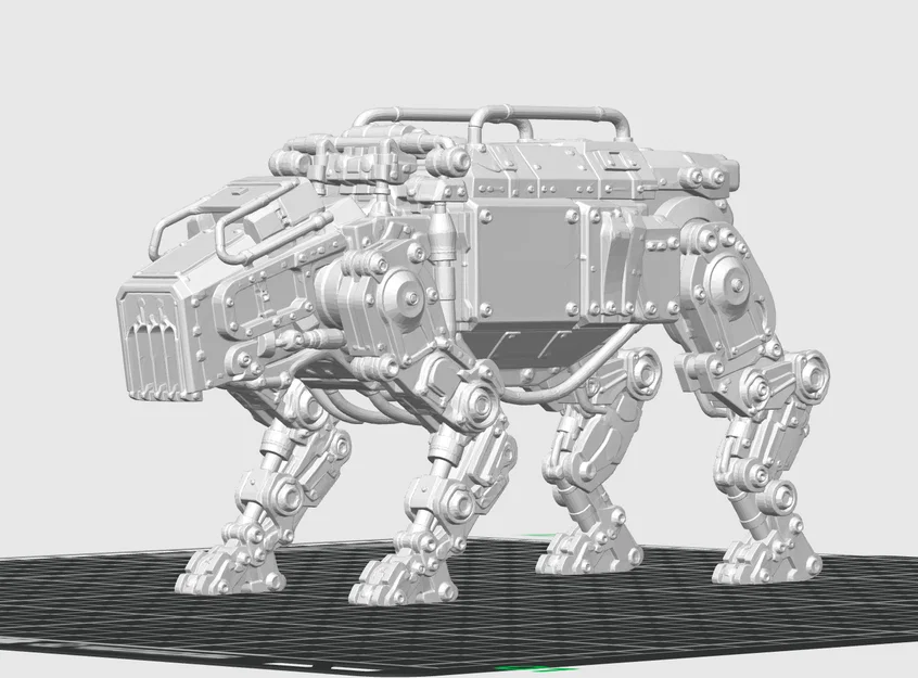Mô hình 3D Panzerhund từ Wolfenstein - Chi tiết và sống động - Image 2