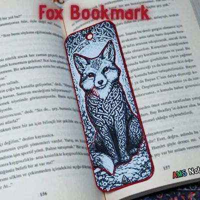 Cáo Celtic Knot - Bookmark HueForge