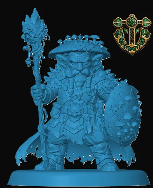 Mô hình Deep Gnome Druid cho RPG - Image 1