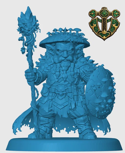 Mô hình Deep Gnome Druid cho RPG - Image 3