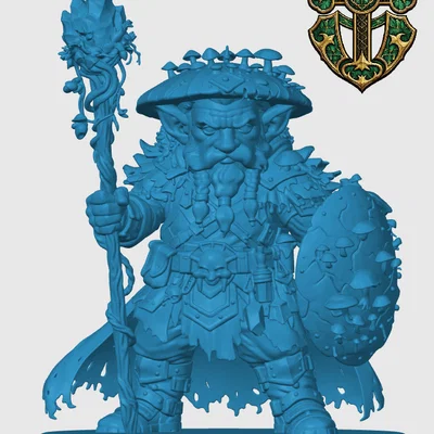 Mô hình Deep Gnome Druid cho RPG