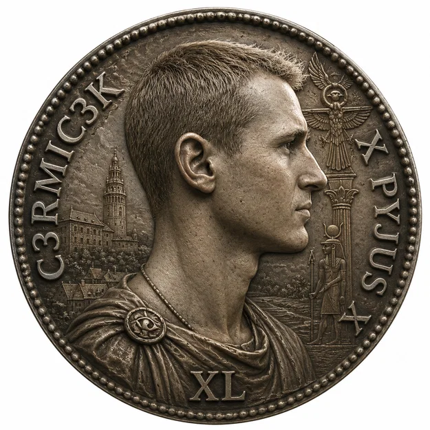 Mô hình đồng xu may mắn Lucky Coin 3 tinh xảo cho máy in 3D - Image 1