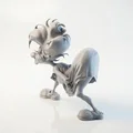 Mô hình 3D cụ bà sang trọng in ấn 3D - Thumbnail 2