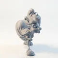 Mô hình 3D cụ bà sang trọng in ấn 3D - Thumbnail 3