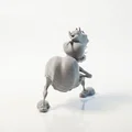 Mô hình 3D cụ bà sang trọng in ấn 3D - Thumbnail 4
