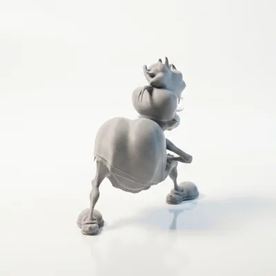 Mô hình 3D cụ bà sang trọng in ấn 3D