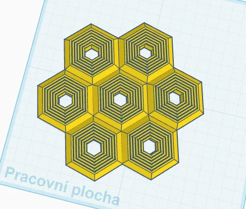 Mô hình đồ chơi Fidget Hexagon giải tỏa căng thẳng in 3D - Image 1