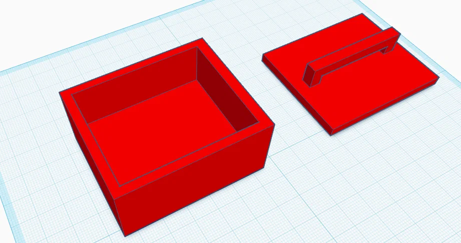 Hộp Đựng Đồ Đa Năng Có Nắp Cầm Tay - Tự In 3D Đơn Giản - Image 1
