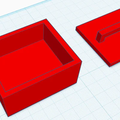 Hộp Đựng Đồ Đa Năng Có Nắp Cầm Tay - Tự In 3D Đơn Giản