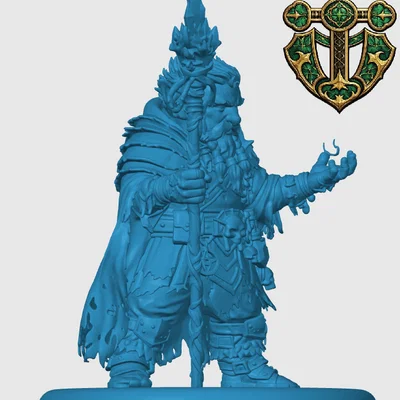 Deep Gnome Cleric - Mô hình nhân vật cho game RPG