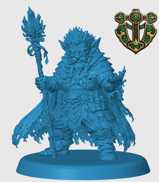 Deep Gnome Cleric - Mô hình nhân vật cho game RPG - Image 3