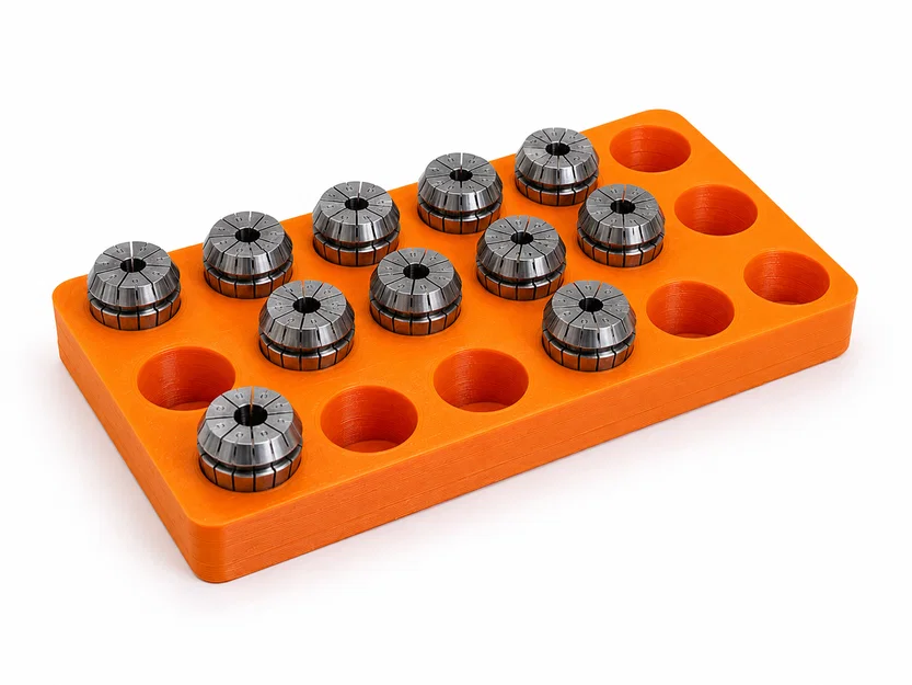 Đế giữ collet ER32 - Khay sắp xếp CNC 18 vị trí - Image 2