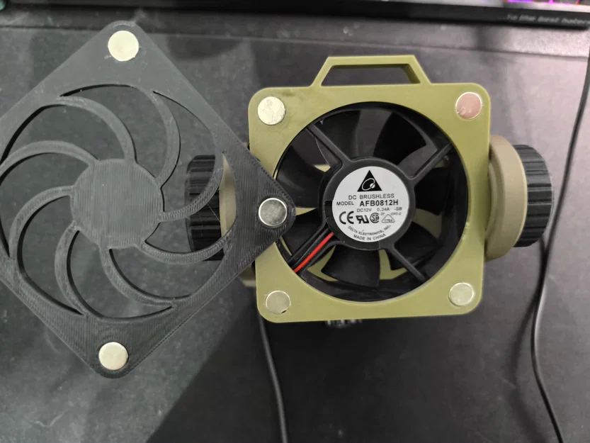 Quạt Để Bàn 80mm Modular Nam Châm Nhỏ Gọn - Image 3