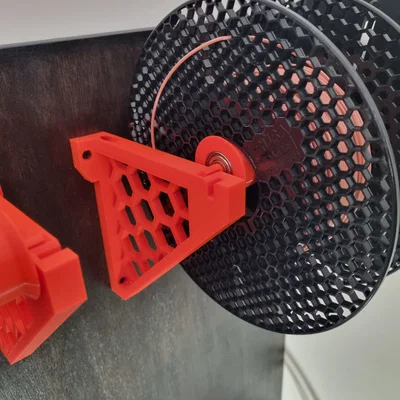 Giá treo cuộn filament gắn tường ma sát thấp (dùng cho đơn lẻ và bộ MMU3)