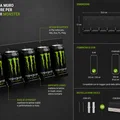 Giá treo sưu tầm lon Monster (Monster Can Collector) - Thumbnail 1