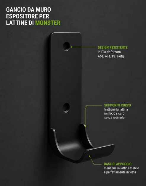 Giá treo sưu tầm lon Monster (Monster Can Collector) - Image 3