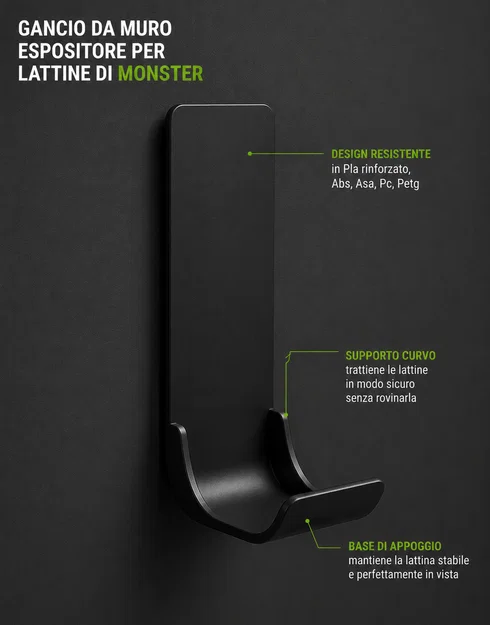 Giá treo sưu tầm lon Monster (Monster Can Collector) - Image 9
