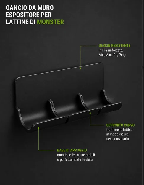Giá treo sưu tầm lon Monster (Monster Can Collector) - Image 10