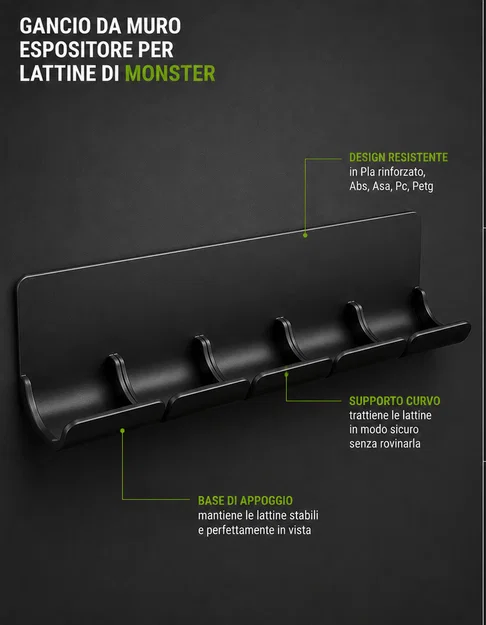 Giá treo sưu tầm lon Monster (Monster Can Collector) - Image 11