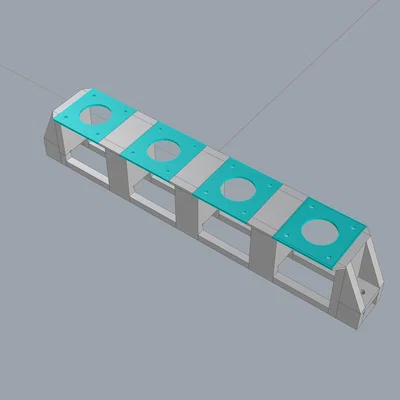 Giá đỡ Extruder cho Neptune 4 Max mod CoPrint và TBSTRON3D