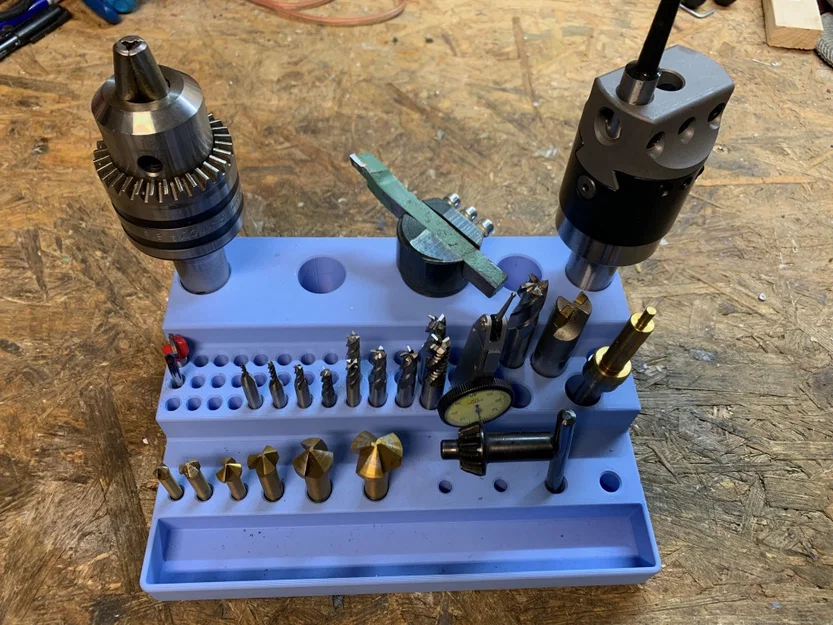 Bộ khay đựng dụng cụ máy phay (Milling machine organizer) - Image 1