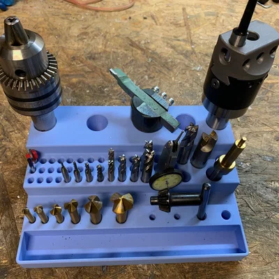 Bộ khay đựng dụng cụ máy phay (Milling machine organizer)