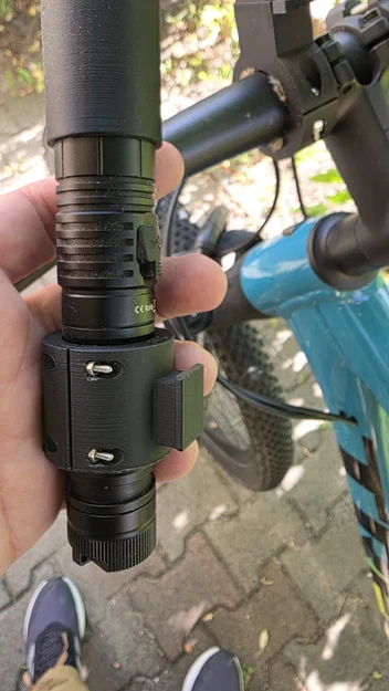 Ngàm gắn đèn pin Wurkkos TS22, TS21 và FC11 lên xe đạp - Image 7