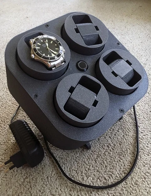Bộ Quay Đồng Hồ Quad Watch Winder - Image 1