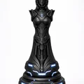 Quân Hậu (Queen) trong bộ cờ The Cerulean Paragon Array - Thumbnail 6