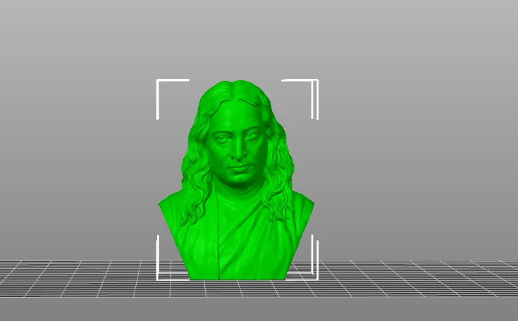 Mô hình tượng bán thân Paramahansa Yogananda in 3D tinh xảo - Image 1