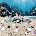 Cá mập khớp nối Reinforced Articulated Shark - Hỗ trợ gắn mắt thủy tinh - Thumbnail 1