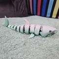 Cá mập khớp nối Reinforced Articulated Shark - Hỗ trợ gắn mắt thủy tinh - Thumbnail 4