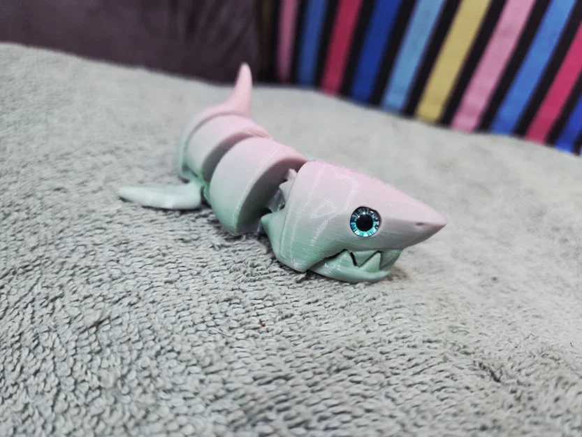 Cá mập khớp nối Reinforced Articulated Shark - Hỗ trợ gắn mắt thủy tinh - Image 7