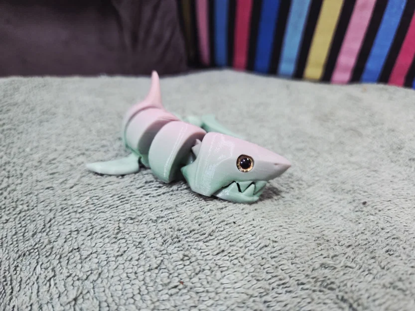 Cá mập khớp nối Reinforced Articulated Shark - Hỗ trợ gắn mắt thủy tinh - Image 13
