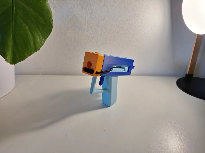 Kestrel: Súng bắn foam dart dùng dây thun (Stringer Blaster) in 3D gần như hoàn chỉnh - Image 1