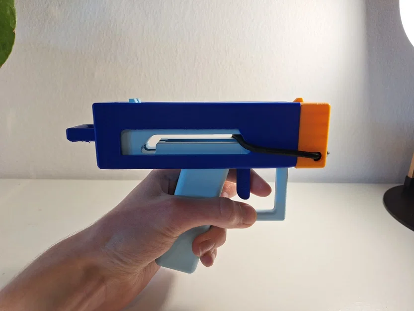 Kestrel: Súng bắn foam dart dùng dây thun (Stringer Blaster) in 3D gần như hoàn chỉnh - Image 3