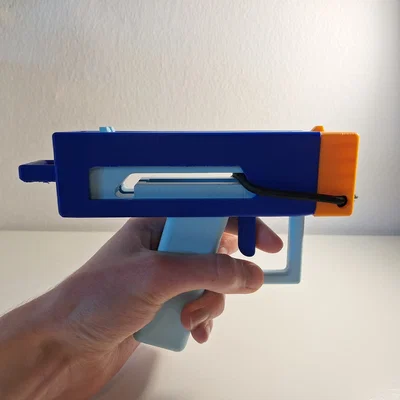 Kestrel: Súng bắn foam dart dùng dây thun (Stringer Blaster) in 3D gần như hoàn chỉnh